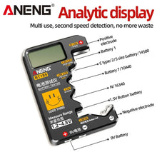 ANENG BT189 Button Cell Battery Tester 9V N D C AA AAA Universal