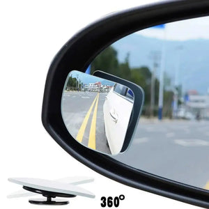 2pcs Car Mirror Wide Angle Car Blind Spot Mirrors 360° Adjustable