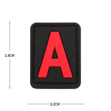 English Alphabet Letter Patches Letters Stripes Cloth Accessories Stickers Name hook loop Patches Tactical badge