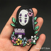 Punk Embroidered Patches for Clothing Iron on Patches Appliques Diy Anime Clothes Thermoadhesive Stickers