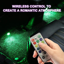 1Set Remote Control Car LED Interior Ambient Light - Colorful Adhesive