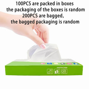 100/200PCS Disposable TPE Gloves, Powder Free and Latex Free, Suitable