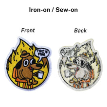 This Is Fine Dog Meme Patches Men White Edge Iron On Sew On Patch Jackets Jeans Bags More