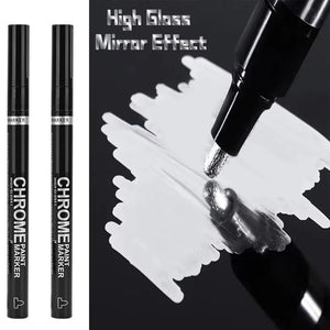 5/1pcs Chrome Pen Marker Mirror Waterproof Paint Repair For Rock