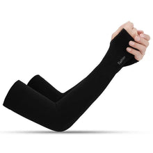 1 Pair Summer Finger Sleeve Ice Cool Wearing High Elastic Elbow Spring