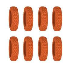 8PCS/Set Suitcase Wheels Protection Cover with Silent Sound Silicone