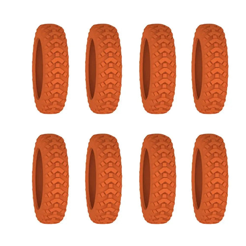 8PCS/Set Suitcase Wheels Protection Cover with Silent Sound Silicone