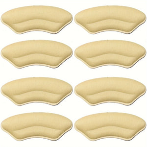 8-Pack Heel Pads for Too Big Shoes Self-Adhesive Heel Protectors Heel