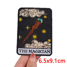 Animal Tarot Embroidery Patch Iron On Patches For Clothing Thermoadhesive Patches Cartoon Cat Patches On Clothes Sewing Stickers
