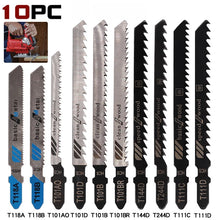 10Pcs  Metal Fine Tooth Scroll Saw Blades for Aluminum Woodworking -