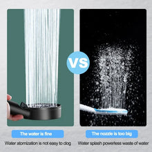 5 Modes Adjustable Rain Drenching Mode Black Bath Shower Head Head