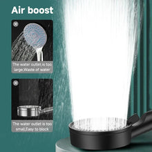 5 Modes Pressure Boost Shower Head Multifunction Adjustable Large