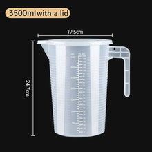 1PC Clear Graduated Measuring Cup Scale Plastic Transparent Mixing Cup