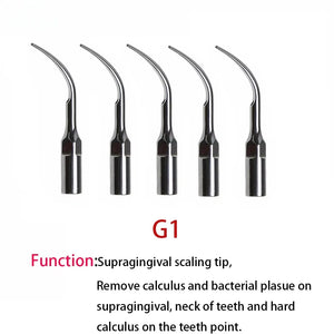 5Pcs/Pack Dental Scaler Tips Ultrasonic Scaler Tip Fit EMS Woodpecker
