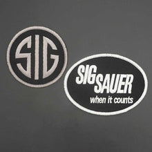 SIG SAUER Tactical Military Morale Patches Embroidery Badge with Hook Backing for Backpack Jackets Hat Decoration