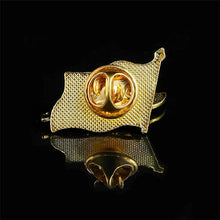American Flag Hat Tie Tack Badge 3D Waving Lapel Pin United States Paint Pin Brooch Decor