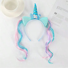 Unicorn Birthday Girl Headband Baby Shower Party Cute Kids Hair Hoop