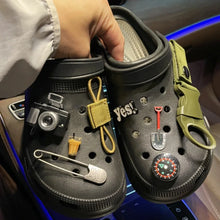 Fun Camping Style Hole Shoe Charms Decorations Wilderness Adventure Set Shoes Buckle DIY 3D Hoe Shoe Accessories