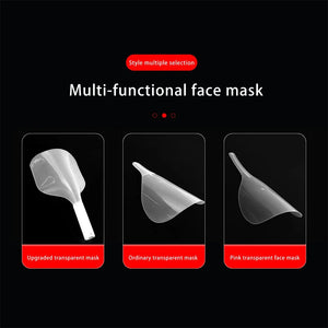 Barber Clear Plastic Hairspray Face Shield Hair Cut Pads Hair Salon