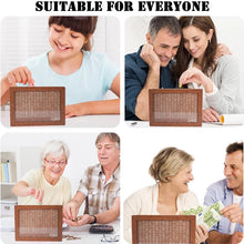 Money Box Wooden Piggy Bank Money Container for Cash Saving Treasure