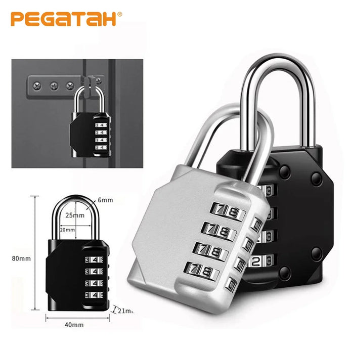 1PCS Password Locks ORIA Combination Padlock 4 Digit Waterproof