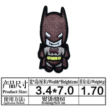 Marvel Spiderman Avengers Superhero  Embroidery Patch Clothing Thermoadhesive Patches on Clothes DIY Garment Jacket Accessories