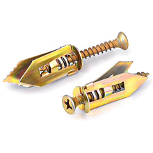 100pcs Self Drilling Drywall Anchors with Screws Expansion Nail