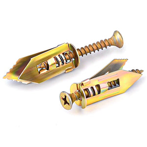 100pcs Self Drilling Drywall Anchors with Screws Expansion Nail