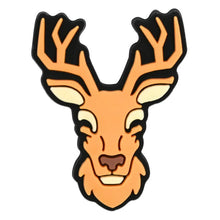 Hot Sales 1-13Pcs Hunting Deer Hatchet PVC Shoe Charms Bear Adult Clog Button Decorations Fit Holiday Gift