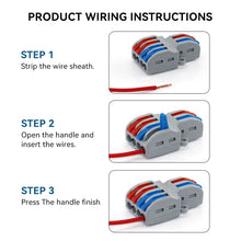 1/5/10 PCS 1 in Multiple Out Fast Electrical Connectors Universal