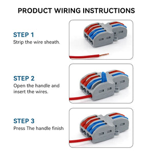 1/5/10 PCS 1 in Multiple Out Fast Electrical Connectors Universal