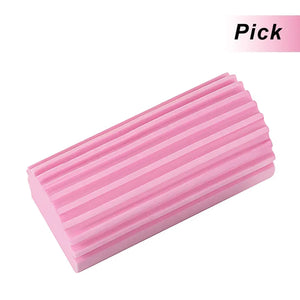 3Pcs/6Pcs Damp Clean Duster Sponge Home Car Wet Cleaning Sponge Duster