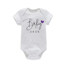 Baby Coming Soon 2026 Announcement Newborn Baby Bodysuit Romper Funny Boys Girls Outfits Body Pregnancy Reveal Clothes