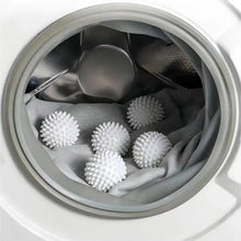 4/6pcs TPR Anti Winding Laundry Ball Circular Pure White Magic