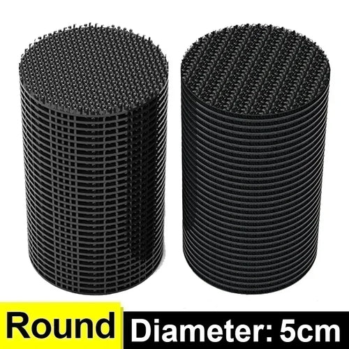 Black Adhesive Tape Household Use Touches Fastener Pad Fixed Patch
