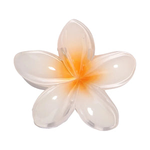 8cm Boho Gradient Large Flower Acrylic Hair Clip for Women Sweet Hair