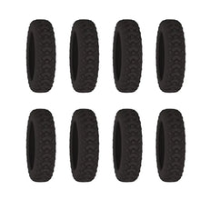 8PCS/Set Suitcase Wheels Protection Cover with Silent Sound Silicone