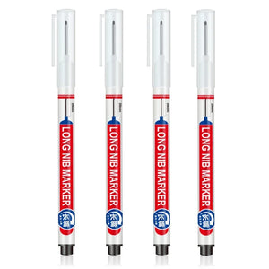 4Pcs/Set 20mm Deep Hole Long Nib Head Markers For Metal Perforating
