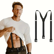 2.5cm Width Men's Suspenders New Creative 3 Hooks Suspenders Man Pants