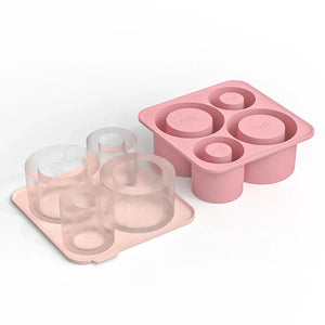 Silicone Ice Cube Tray for ST Ice Maker for Making 3 Hollow Cylinder