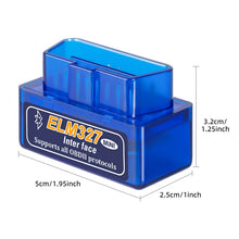 Mini ELM327 V2.1 OBD2 Scanner Code Reader Bluetooth Car Diagnostic