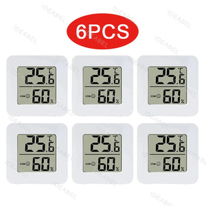 4pcs Digital Thermometer Hygrometer Indoor Mini Temperature LCD
