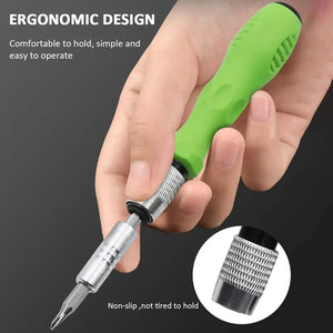 32 in 1 Multifunctional Screwdriver Set with 30 PCS Torx Phillips