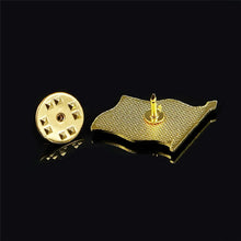 American Flag Hat Tie Tack Badge 3D Waving Lapel Pin United States Paint Pin Brooch Decor