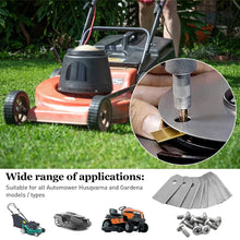 30PCS Lawn Mower Trimmer Blades 35x18x0.75mm Grass Cutter Replacement