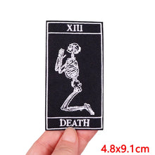 Animal Tarot Embroidery Patch Iron On Patches For Clothing Thermoadhesive Patches Cartoon Cat Patches On Clothes Sewing Stickers
