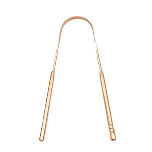3 Colors Stainless Steel Tongue Scraper U-shaped Metal Fresh Breath