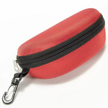 1pc Portable Sunglasses Case Protector Oxford Cloth Hard EVA Zippered