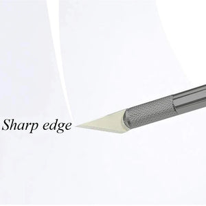 100/50pcs Knife DIY Wood Carving Fruit Food Scalpel Craft Sculpture