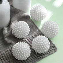 4/6pcs TPR Anti Winding Laundry Ball Circular Pure White Magic